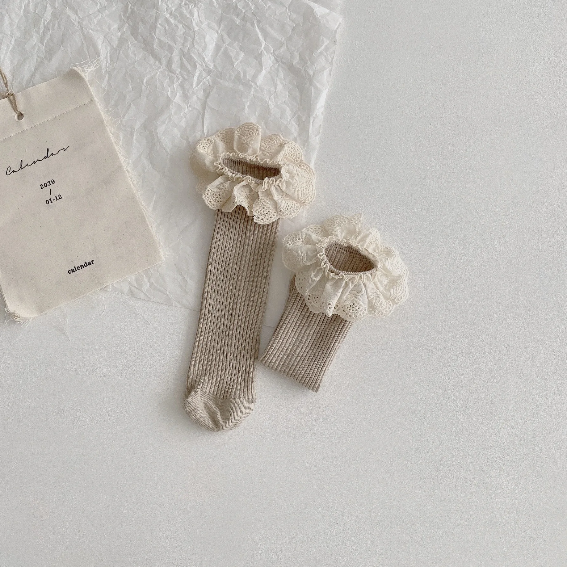 4 Pairs/lot New Baby Girls Socks Long Socks Kids Knee Length Soft Cotton Baby Socks Kids 0-8 Years Knee High Socks