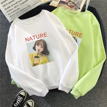 Milinsus Fall Winter 2019 Women Sweatshirt Pullover Korean Loose Clothes Thicken Top Round Neck Long Sleeve Print Cute Hoodies Milinsus Fall Winter 2019 Women Sweatshirt Pullover Korean Loose Clothes Thicken Top Round Neck Long Sleeve Print Cute Hoodies