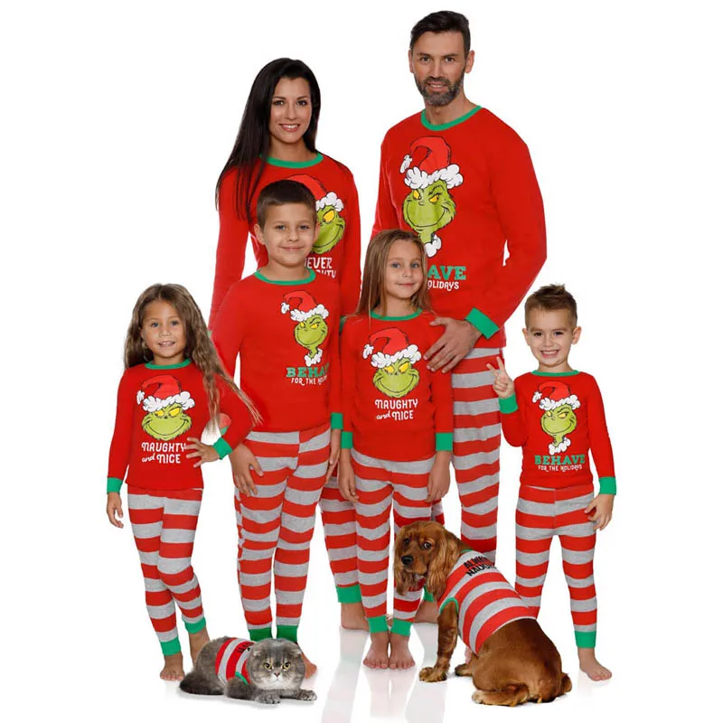 Best Price Family Clothing Pajamas Outfits Sleepwear Christmas Me And Cartoon Mom Print Children WGwgrMxZn7Z