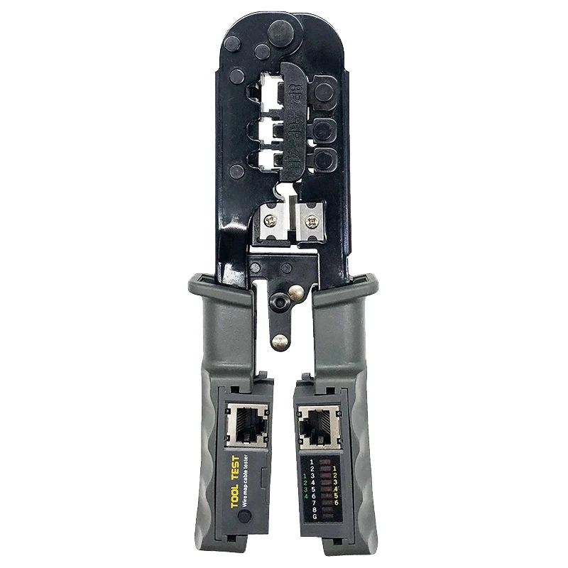 Обжимной кабельный тестер RJ45 для кабеля сети Lan режущий инструмент Cat7 Cat6 Cat5 RJ11 RJ12