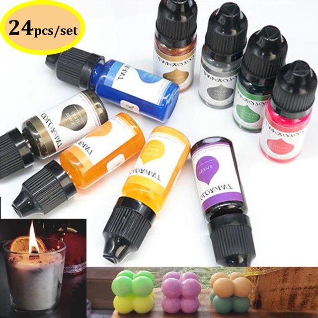 24 Colors Candle Dye Soy Wax Color Dye Friendly Colorant Non-toxic DIY  Party Aroma Candle Making Craft Supplies - AliExpress