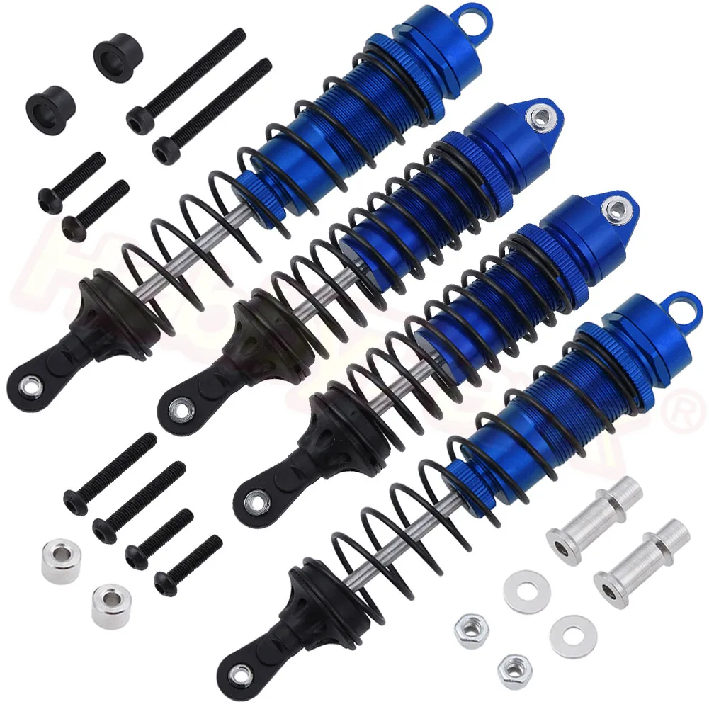 4 шт. Алюминиевые амортизаторы в сборе для VRX Racing RH1043 RH1045 RH1043SC OCTANE XL EBL EBD RC 1/10 трофейный грузовик