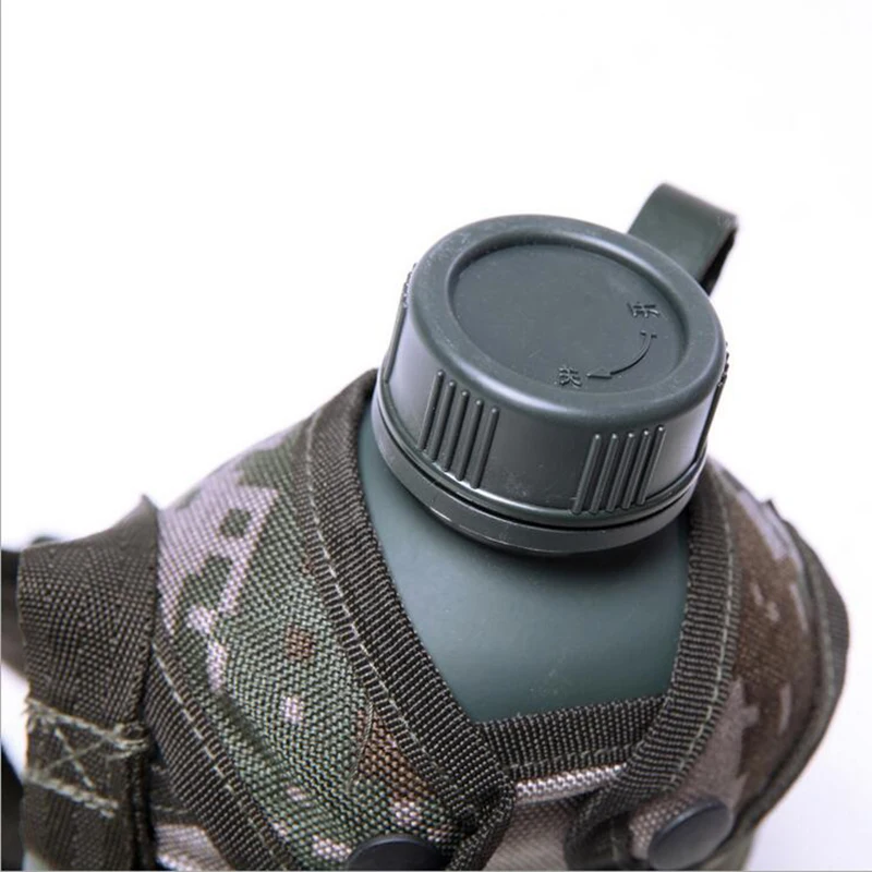 Камуфляжный велосипедный чайник для верховой езды алюминиевый армейский