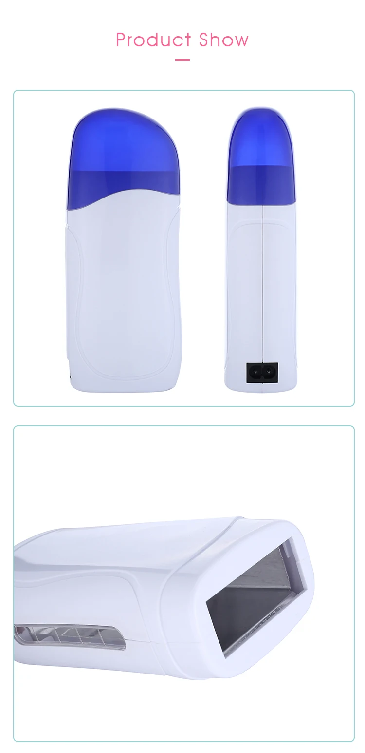 Blue New Hair Removal Portable Wax Warmer Paraffin Depilatory Wax Heater Roller Wax Heater