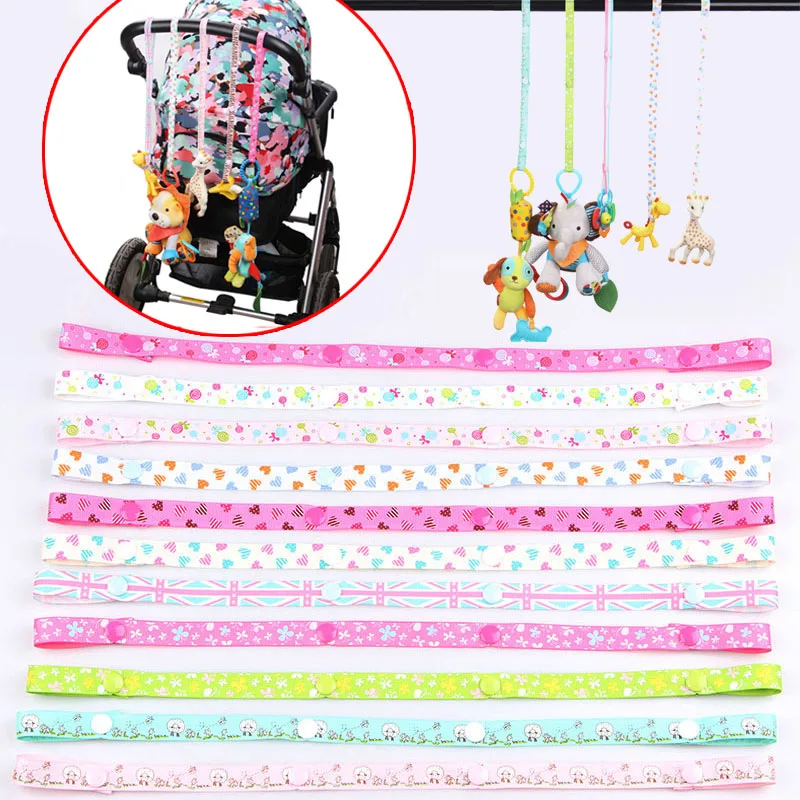 Pacifier Chain Stroller Accessory Strap Holder Toys Saver Fixed Bind Belt Toy Baby Anti-Drop Hanger Belt Lanyard Car Seat G0115 anti drop hanger belt