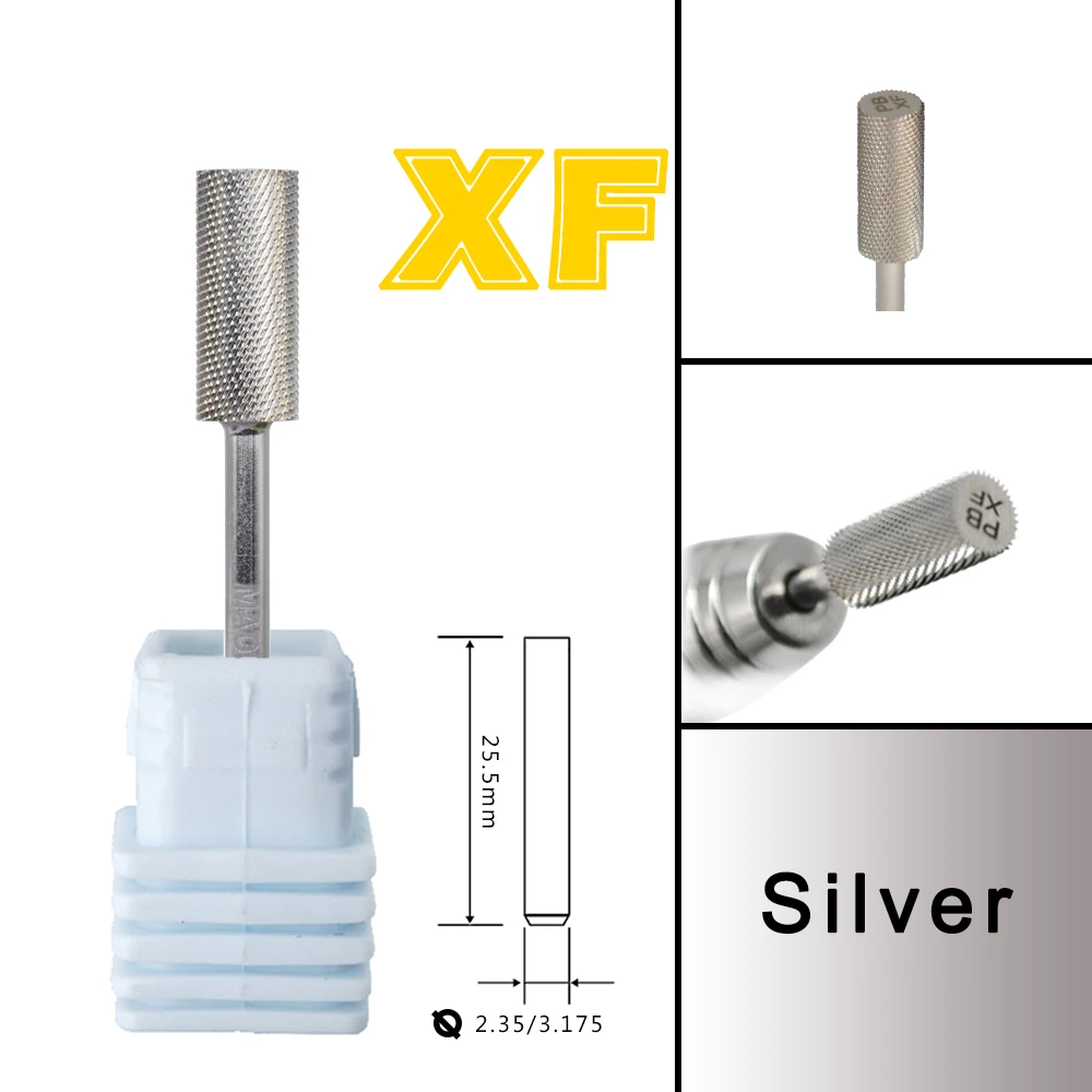 RolinStar 5.35 Small barrel Silver steel Carbide nail drill bits milling cutter german accessories