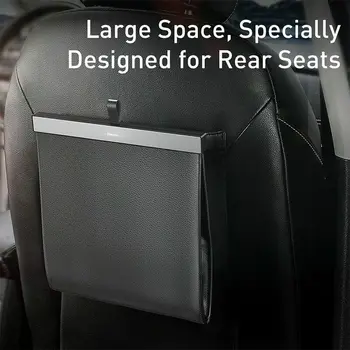 

Garbage Garbage Bin Bin Car Organizer Bag Leather Can Waterproof Protable