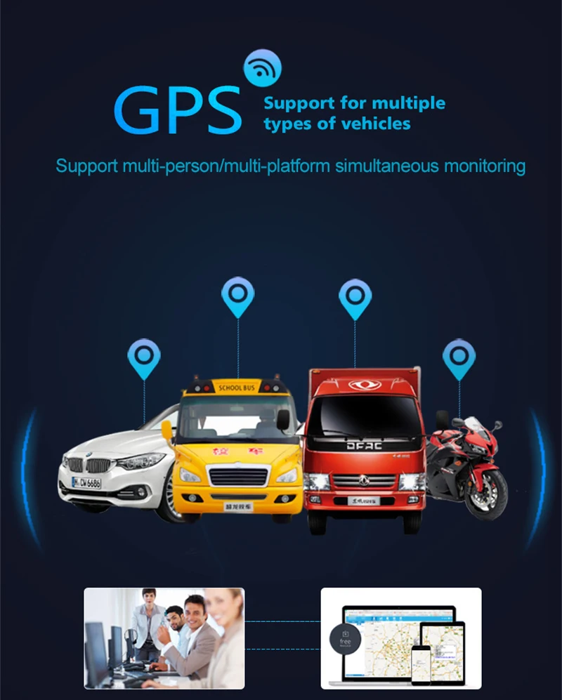 Car Relays GPS Tracker Car Shock Alarm GPS GSM Locator Tracking Device Remote Control Anti-theft Monitoring Cut Off Oil Power