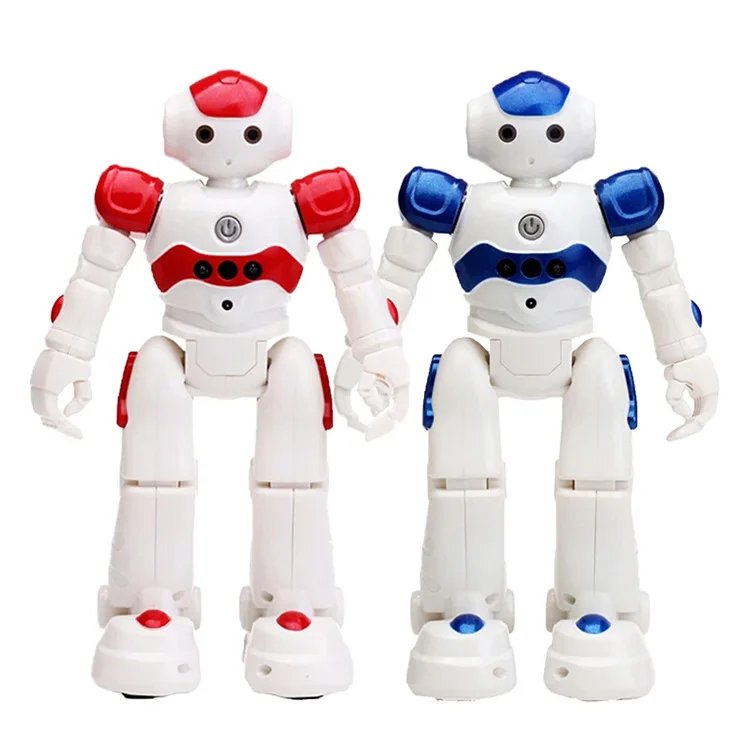 

CHILDREN'S Toy Al Locke Robot Intelligent Robot Music Light Optical Super Variable Gold Steel Remote Control Robot