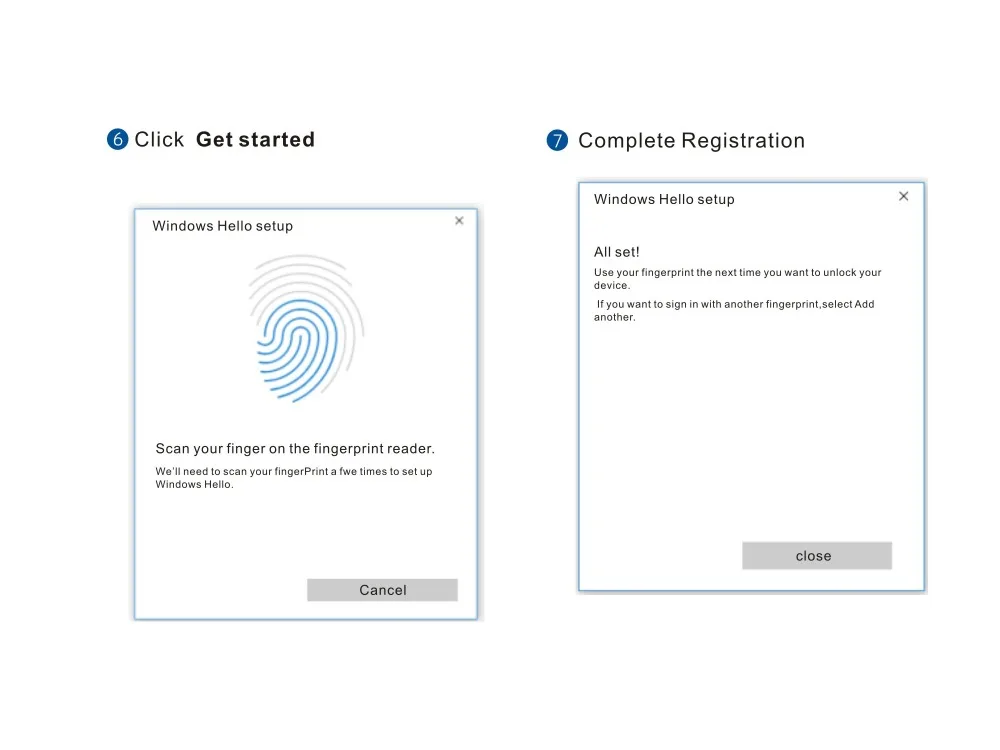 install fingerprint reader micros instructions