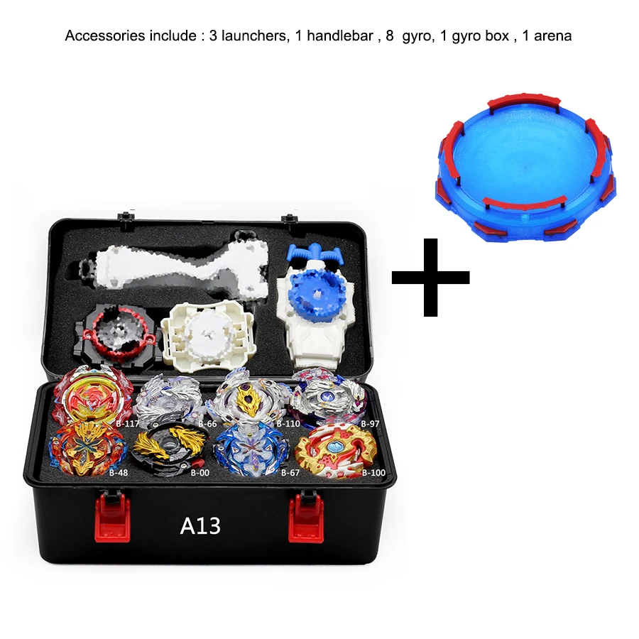 A13 Такара TOMY Toupie Beyblade плавильная Арена с пусковым устройством Bayblade Bleyblade Burst с детским кувшинчиком BeyBlade - Цвет: A13