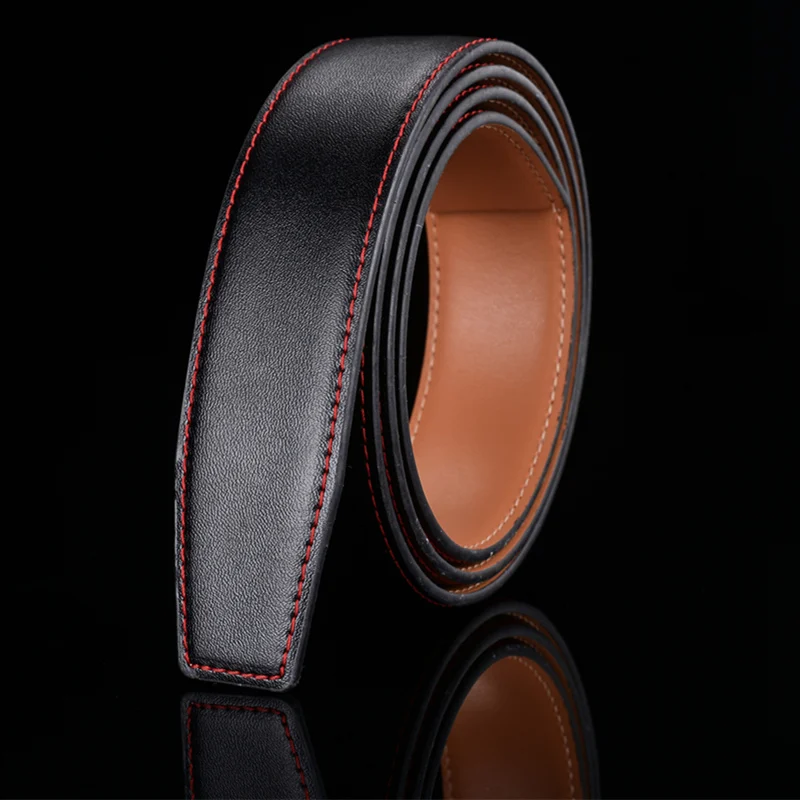 Luxury Belt Man No Buckle Automatic Buckle Genuine Leather Belt Without Buckle Brown Black High Quality Mens Belts Casual B508 cowboy belt Belts