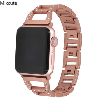 

apple watch band 38mm rose gold iwatch strap 40mm 42mm 44mm iphone watch bracelet metal watchband series 5 4 3 2