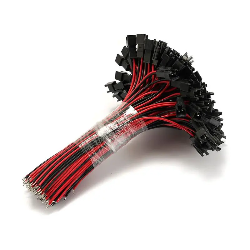 10 пар 2pin разъем 15 см JST SM типа Папа мама 22AWG проводной для светодиодный ленты лампы