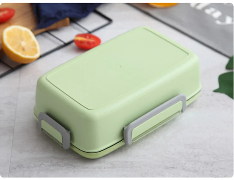 TUUTH New Microwave Lunch Box Independent Lattice For Kids Bento Box Portable Leak-Proof Bento Lunch Box Food Container A2