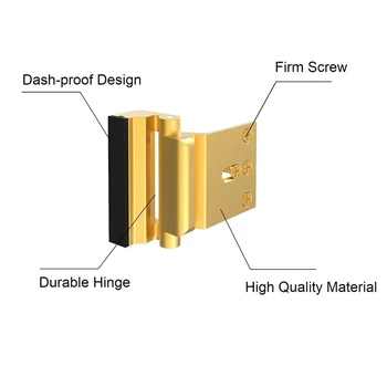 

New 2 Pack Home Door Reinforcement Security Locks for Childproof Door Lock Night Lock Withstand 800 Lbs