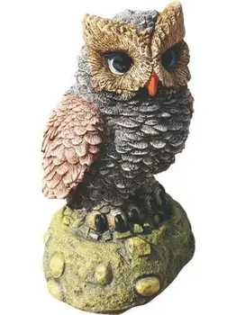

Decorative figure garden Owl 26cm. Concrete-stone color
