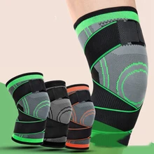 Genouillères de compression pour homme et femme, 1 paire,pour soutien du genou, manches pour la douleur articulaire, le soulagement de l'arthrite, la course, le fitness, élastique, enveloppement, orthèse,
