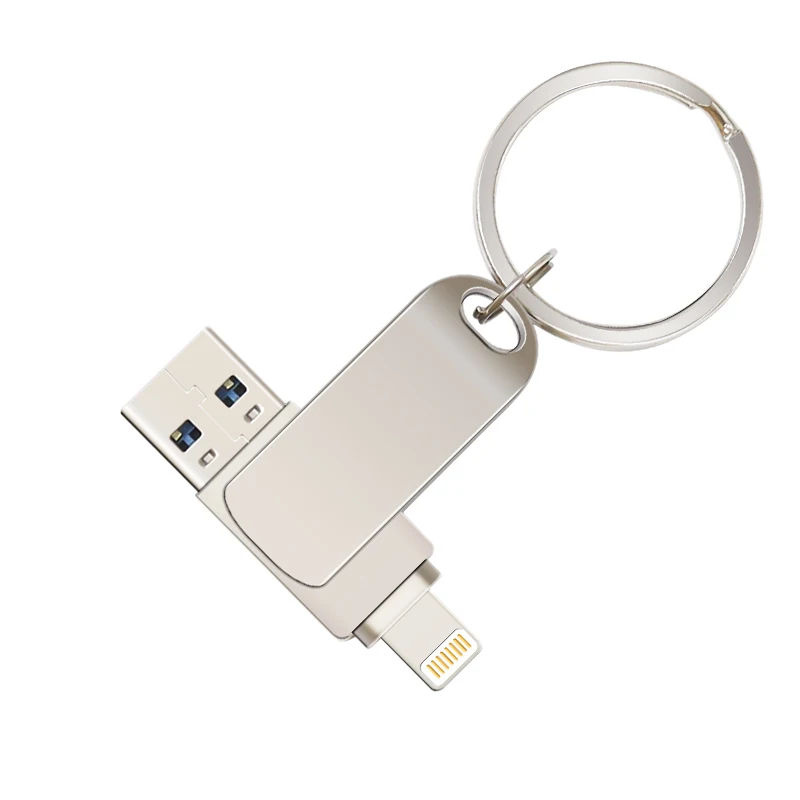 Металлический флэш-накопитель USB 128 ГБ портативный флэш-накопитель 32 Гб 64 Гб Usb 3,0 флэш-накопитель для iPhone X/8 Plus/8 Plus/7 Plus USB флеш-накопитель