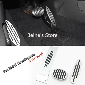 

Car Alloy Accelerator Gas Brake Footrest Pedal Plate Pad Cover For Mini Countryman