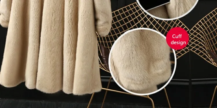 inverno nova todo vison casaco de pele das mulheres casaco de pele longa sechao com capuz moda generoso saia pont ndulo