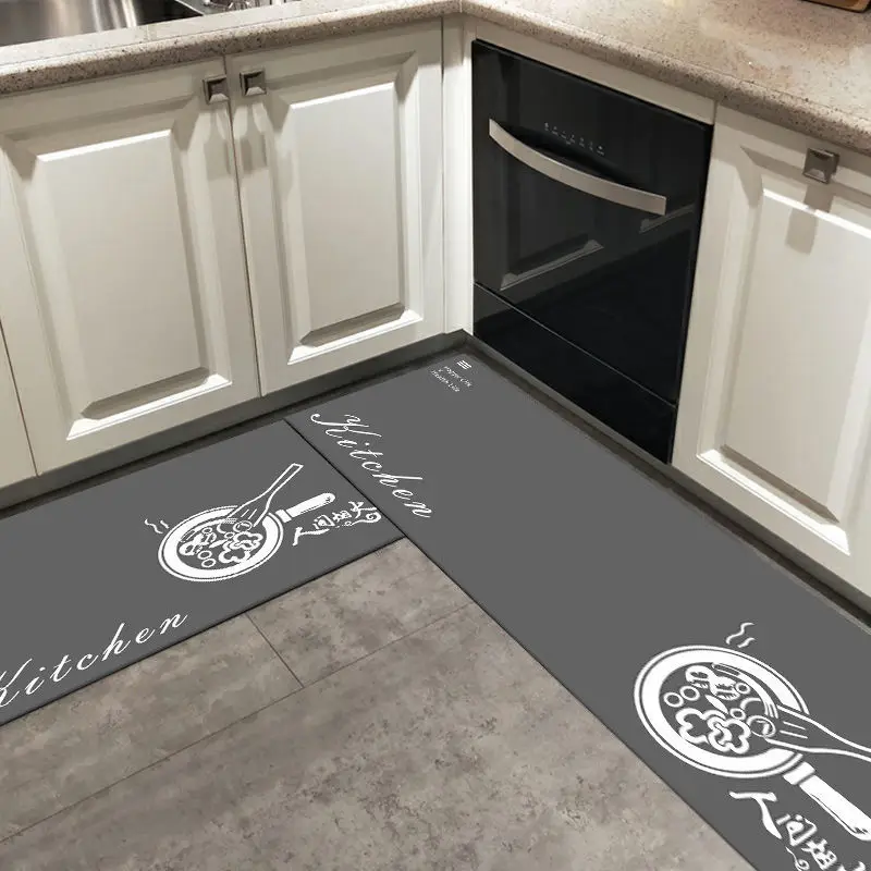 Anti-Slip Kitchen Mat Bedroom Long Strip Area Rugs Entrance Doormat Hallway Carpet Water Absorbent Bathroom Floor Mat floor mat