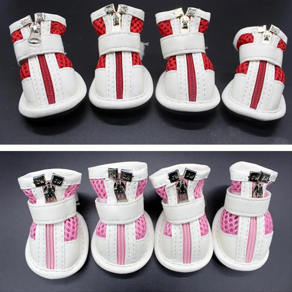 Кроссовки сетчатые с застежкой-молнией для домашних питомцев | Дом и сад