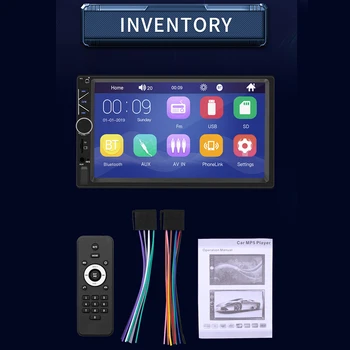 

Andriod/IOS Mirrolink 7-Inch 800*480 HD Touch-Screen Car Audio Radio Stereo MP5 Player Support Bluetooth Rear View Camera