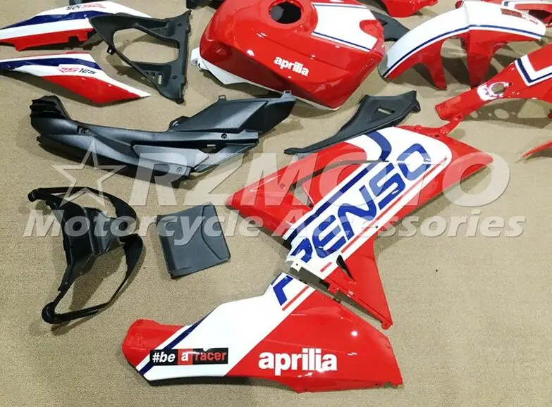 4 подарки ABS впрыск набор подходит для Aprilia RS125 06 07 08 09 10 11 RS4 РСВ 125 2006 2011 Обтекатели синий и красный цвета