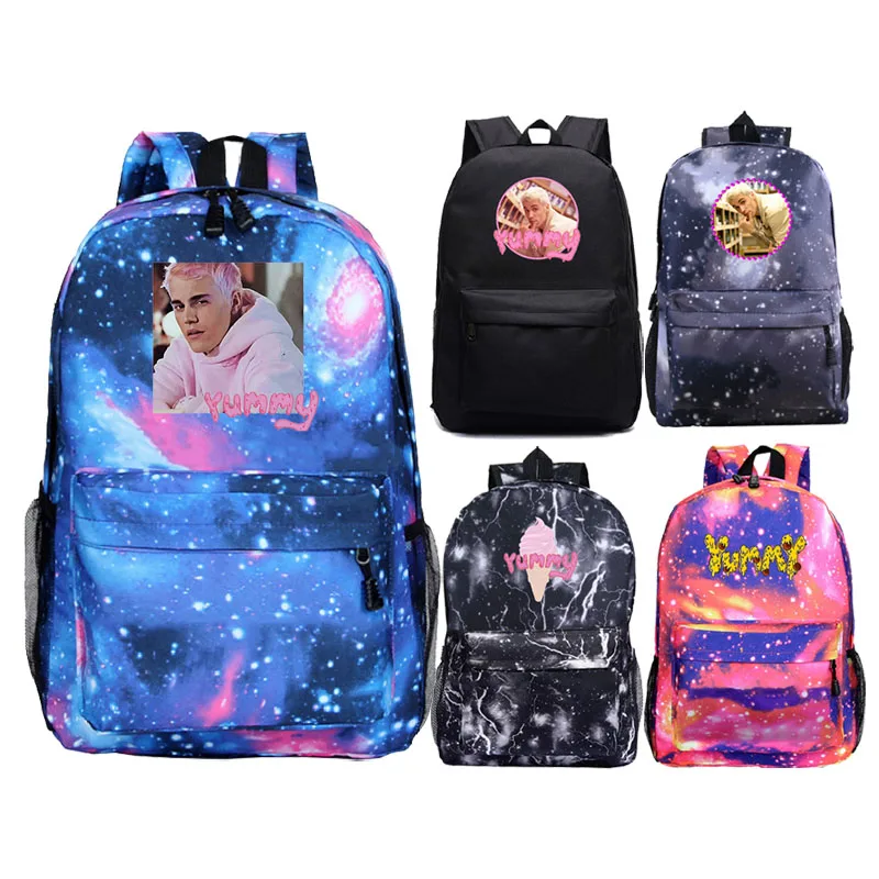 Justin Bieber Yummy Backpacks Boys 