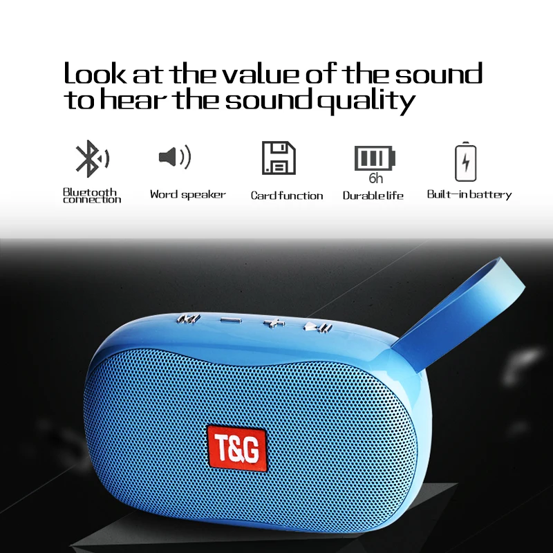 Mini Portable Speakers Bass Wireless Bluetooth Speaker Outdoor Mini Subwoofer Radio Support FM TF Card Mini Portable Speakers Bass Wireless Bluetooth Speaker Outdoor Mini Subwoofer Radio Support FM TF Card