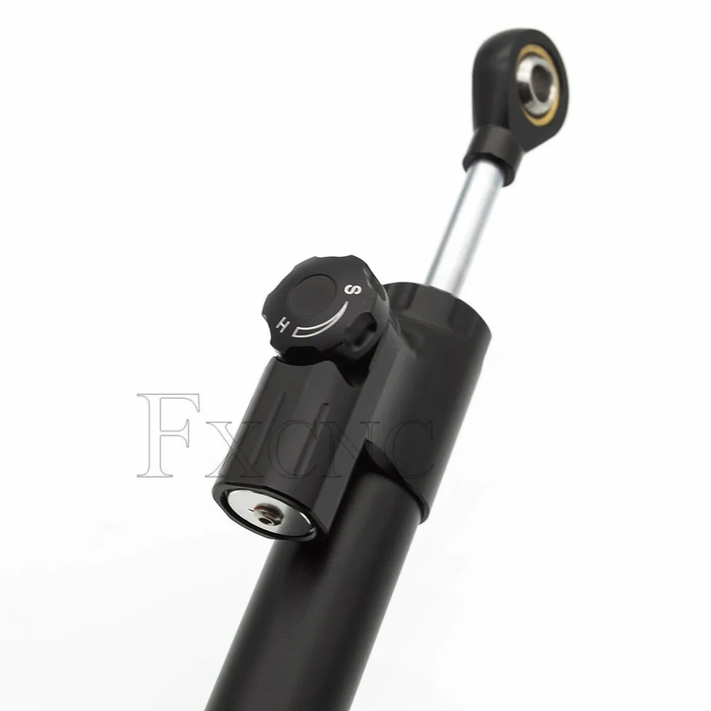 DEWIN Steering Damper Motorcycle, Aluminum Universal Motorcycle Steering Damper Stabilizer Linear Reverse Safety Control DEWIN Steering Damper Motorcycle, Aluminum Universal Motorcycle Steering Damper Stabilizer Linear Reverse Safety Control