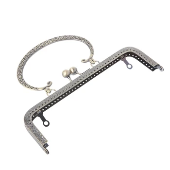 

Metal Frame Kiss Clasp Lock For Sewing Handbag Purse Coin Bag DIY Tool 20x12cm L9BE