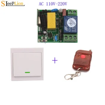 

Sleeplion Mini 220V 1CH 10A Wireless Wall Panel Remote Control Switch Relay Receiver Mini Transmitter ON/OFF 220V ON OFF Module