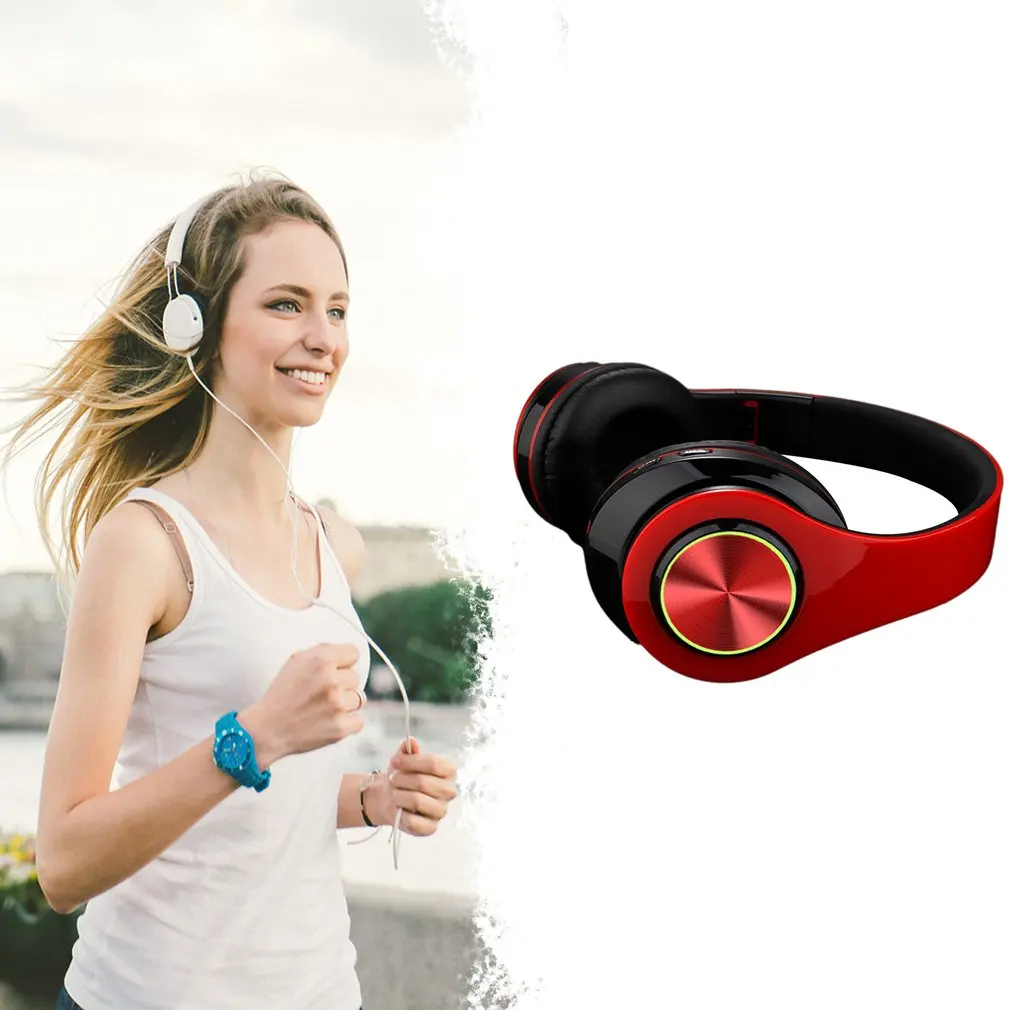 Wireless LED Luminous Bluetooth Glowing Computer Gaming Headset Notebook Headset Bass With Led Lighting Function