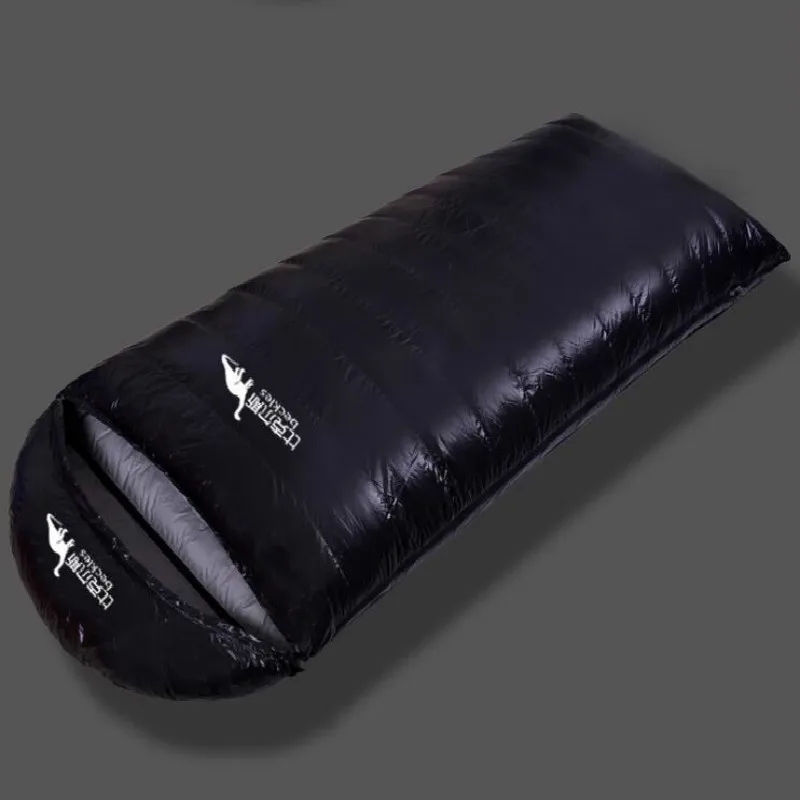 1200grams of e velve BECKLES Outdoor hiking camping breathable duvet sleeping bag adult 95% goose down light warm travel sleeping bag can be stitched - Color: 1200grams of e velve