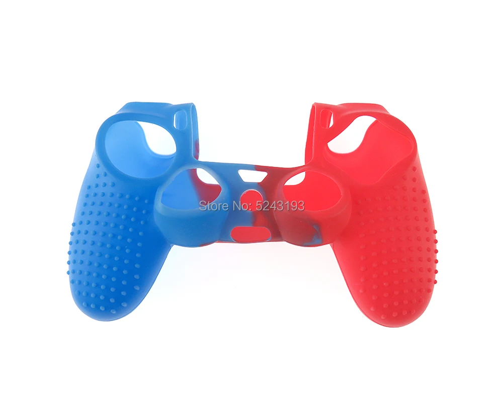 10 шт. силиконовый чехол для Dualshock 4 PS4 Pro тонкий чехол для контроллера и ручки для большого пальца для playstation 4 аксессуары для игр