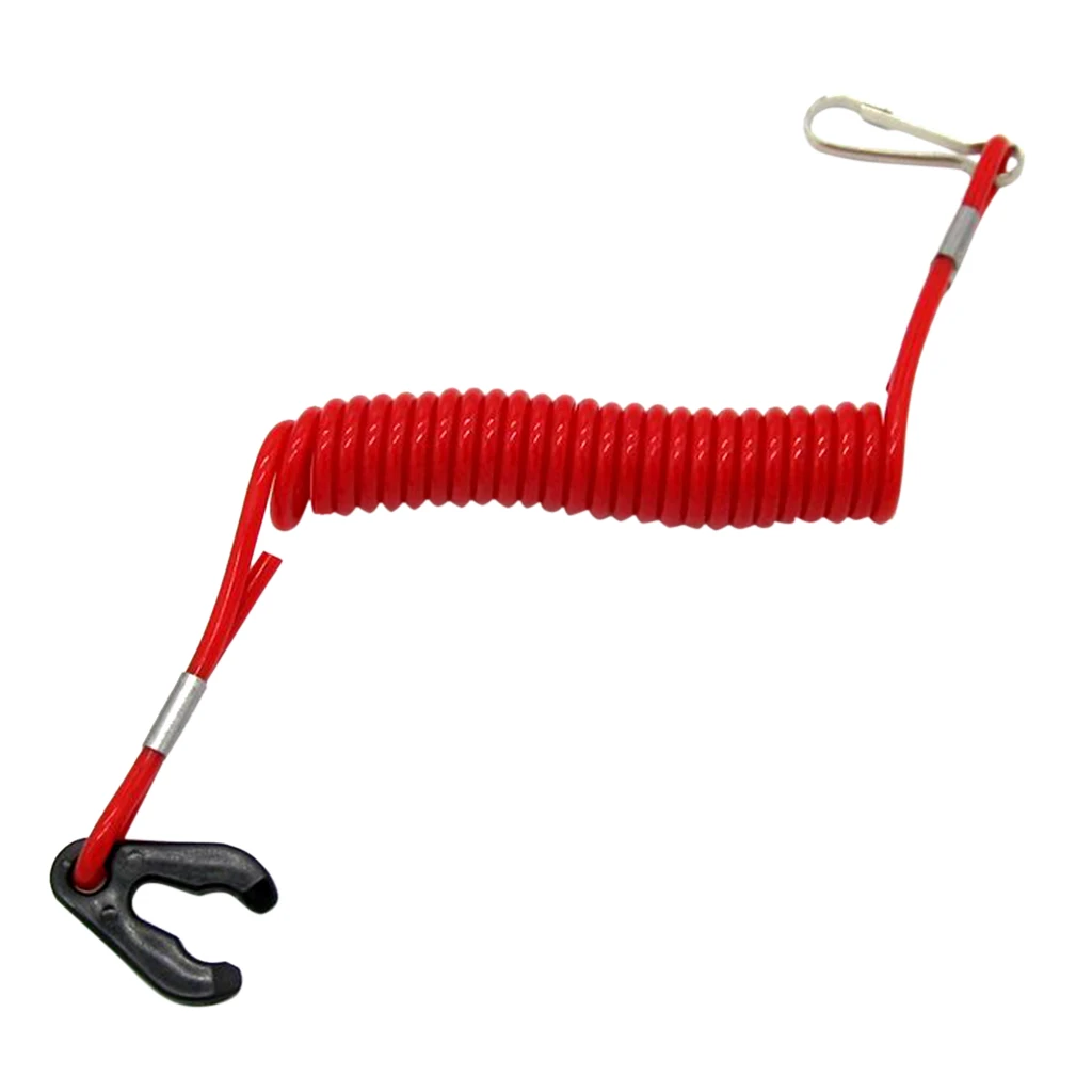 Boat Motor Kill Stop Switch & Safety Tether Lanyard For Yamaha/Honda/Tohatsu Outboard Motor Parts- Durable Boat Motor Kill Stop Switch & Safety Tether Lanyard For Yamaha/Honda/Tohatsu Outboard Motor Parts- Durable
