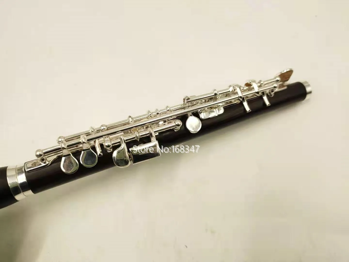 New Product PICCOLO 100% Ebony Wood C Key Sliver Plated Keys Professional Musical Instrument With Case