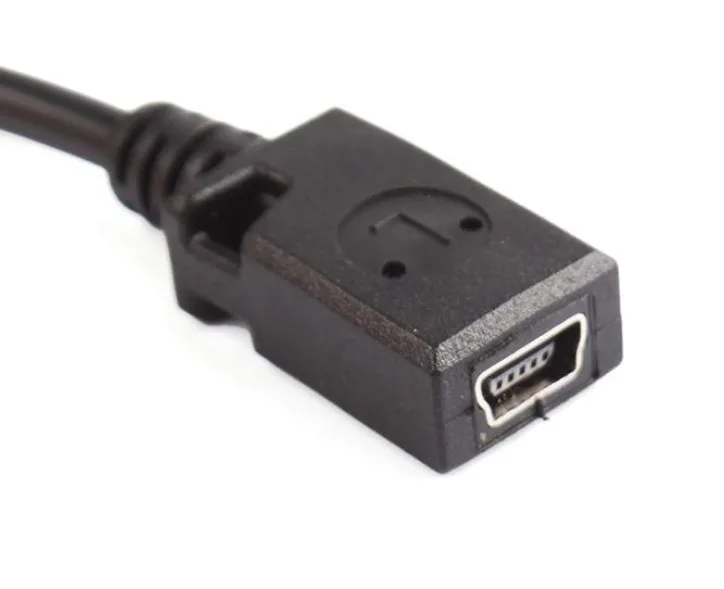 50pcs. 25cm USB3.1 Type C Male To mini USB 2.0 5Pin Female Data Cable Cord Nexus 5X 6P