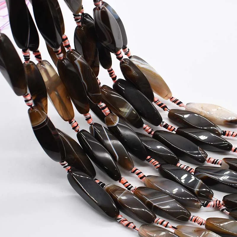 2strands/lot Smooth irregular dark coffee agate natural stone beads For DIY Necklace Bracelet Earring Pandant Jewelry Making