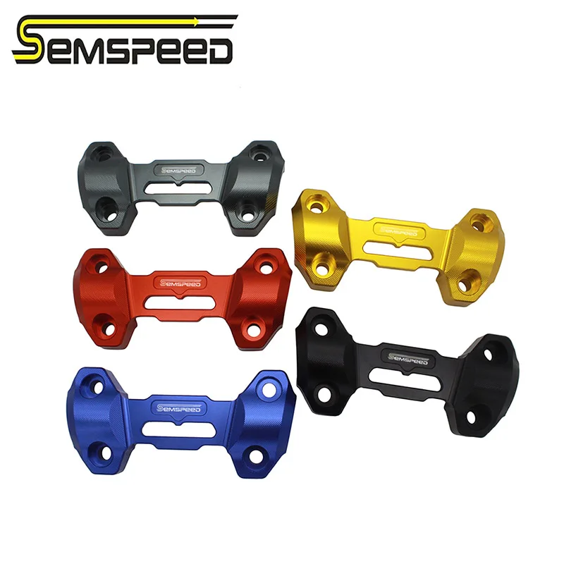 Semspeed для YAMAHA MT-09 FZ-09 MT-07 FZ-07- ручка зажимы для пазовой фрезы стояк Верхняя Крышка зажим Крепление Скоба для удерживания