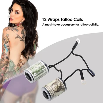 

12 Wraps Tattoo Coils Parts Copper Tattoo Machine Gun Coils Tattoo Accessory Body DIY Art Tools