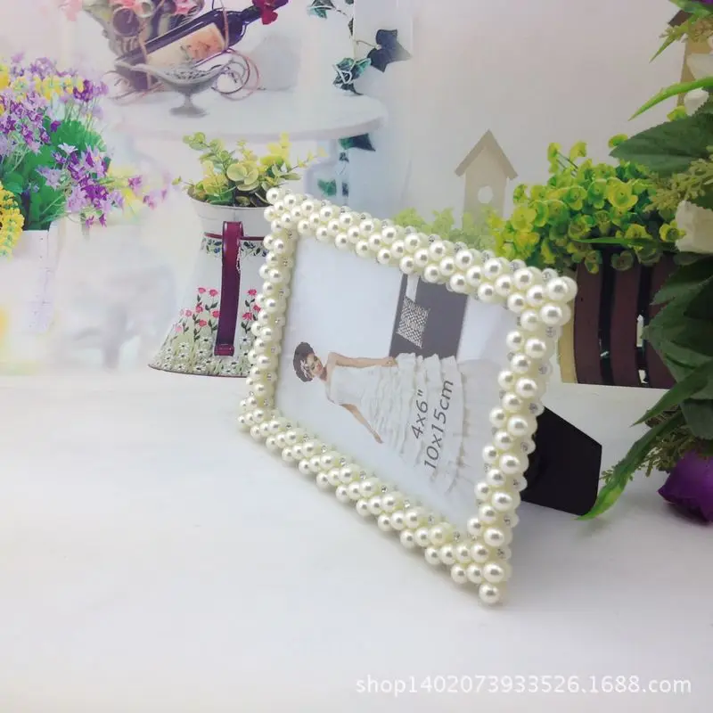 Creative White Pearl Resin 3-Inch 6/7/8/10/12/A4 Photo Frame Manufacturers Direct Selling Wholesale Tabletop Studio Photo Frame