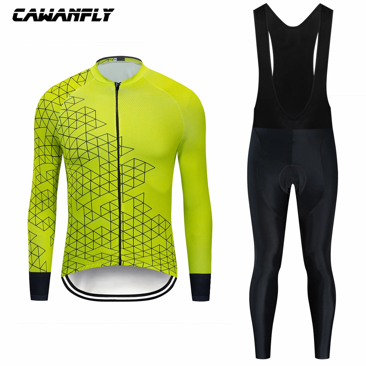 Ropa ciclismo Warm 2019 summer green cawanfly Cycling Clothes Men's