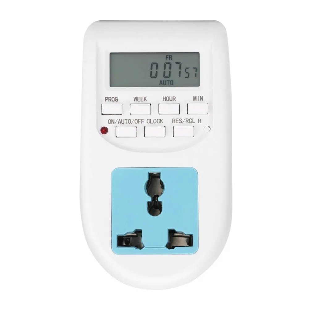 

EU Plug New Energy Saving Timer Programmable Electronic Timer Socket Digital Timer Household Appliances For Home Devices