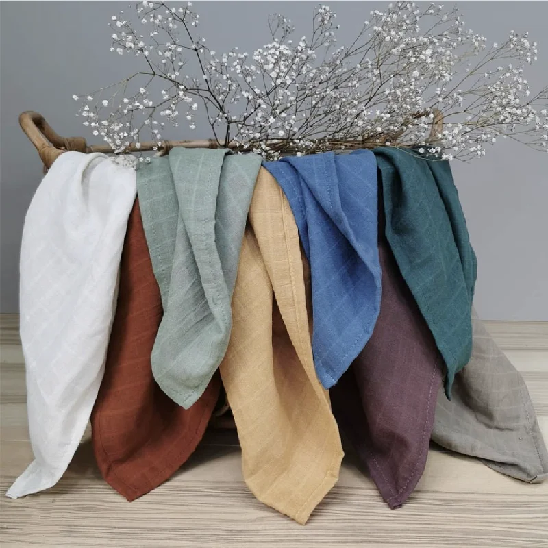 Paños de muselina de 60x60cm para bebés, paños de baño, bufanda para recién nacidos, paño para eructar, toalla para la cara