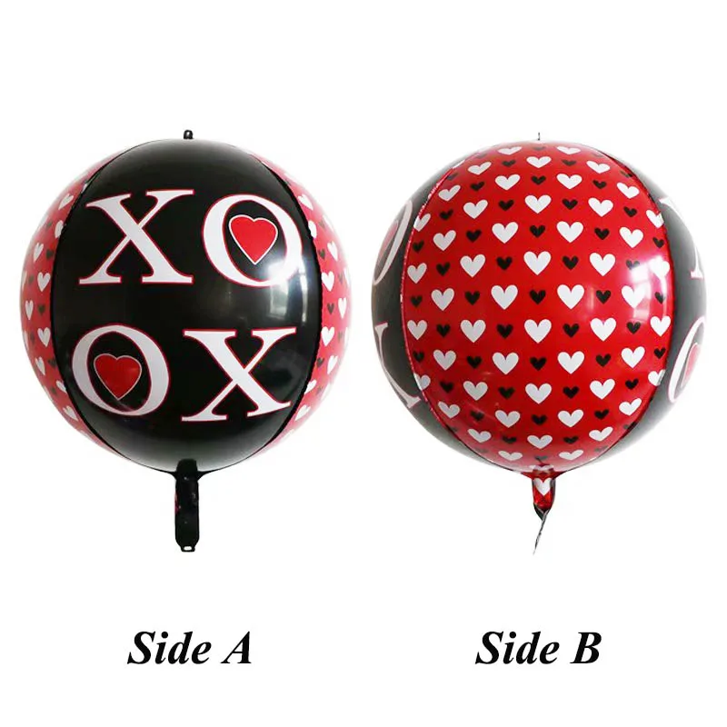 1 шт. 4D XOXO фольги шары куб любовь Свадебный шар anniversaire День Рождения украшения взрослых Гелий воздушные шарики, детские игрушки
