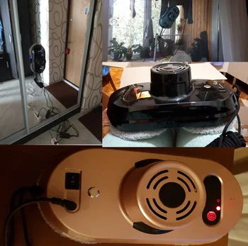 

Window Cleaning Robot, Strong Suction Vacuum Cleaner, Anti-falling,Remote Control,intelligent Magnetic Glass washer