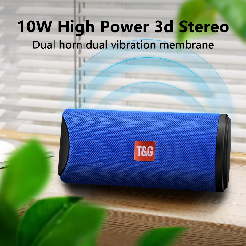 TG113 Portable Bluetooth Wireless Speakers Waterproof Stereo Column Outdoor Loudspeaker Speaker with FM Radio MP3 Bass Sound Box TG113 Portable Bluetooth Wireless Speakers Waterproof Stereo Column Outdoor Loudspeaker Speaker with FM Radio MP3 Bass Sound Box